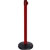 QueueWay-PLUS Tension Belt Stanchion, Red Post, 10' ft. Belt