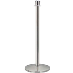 QueueWay Classic Rope Stanchion, Satin Stainless