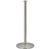 QueueWay Contemporary Rope Stanchion, Satin Stainless