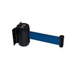 QueueWay Wall Mounted Retractable Belt, BLUE 7.5' ft. 