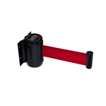 QueueWay Wall Mounted Retractable Belt, RED 7.5' ft. 