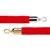 Economy 1.5" Velvet Rope Red - 6 Feet