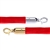 Economy 1" Velvet Rope Red - 6 Feet