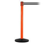 SafetyMaster 450, Orange, Barrier with 11' Black/White Stripe Belt