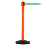 SafetyMaster 450, Orange, Barrier with 11' Light Green Belt