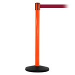 SafetyMaster 450, Orange, Barrier with 11' Maroon Belt