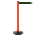 SafetyPro 250, Orange, Barrier with 11' Dark Green Belt