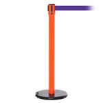 RollerSafety 250, Orange, Barrier with 11' Purple Belt