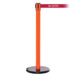 RollerSafety 250, Orange, Barrier with 11' NO ENTRY Belt