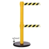 RollerSafety 250 Twin - double 11' ft. belt barrier.