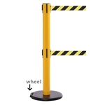 RollerSafety 300 Twin - long 16' ft. double belt barrier