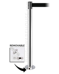Tensabarrier 889R Removable Stanchion with Floor Socket