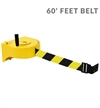 Tensabarrier 970XL w/ 60' ft. NightView Reflective Yellow/Black Belt