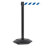 WeatherMaster 250, Black, Barrier with 11' Blue/White Diagonal Belt