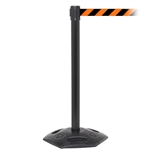 WeatherMaster 250, Black, Barrier with 11' Orange/Black Diagonal Belt