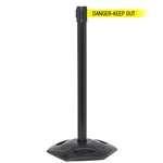 WeatherMaster 250, Black, Barrier with 11' DANGER-KEEP OUT Belt