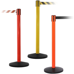 Yellow, Red and Orange  Barrier with 10ft Retractable Belt - QU900