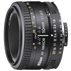 Nikon Nikkor AF 50mm f1.8 D Lens