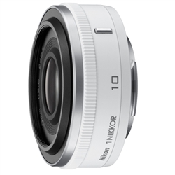 Nikon 1 10mm f2.8 White