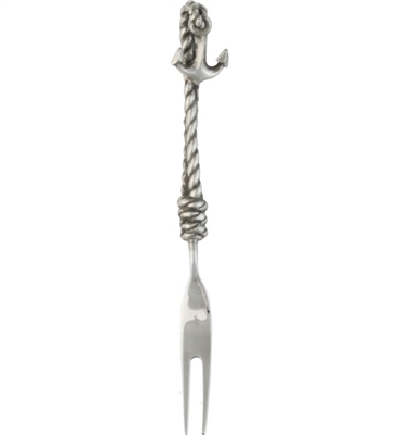 Rope and Anchor Hors D Oeuvre Fork by Vagabond House