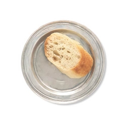 Narrow Rim Bread Plate by Match Pewter