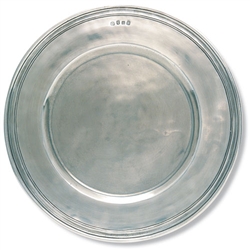 Match Pewter - Large Scribed Rim Charger