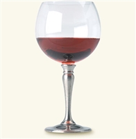 Crystal Balloon Wine Glass by Match Pewter