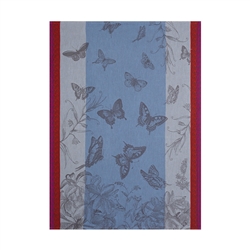 Jardin Des Papillons Tea Towel (Pair) by Le Jacquard Francais