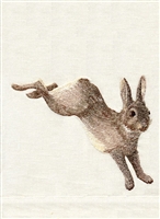 Anali - Rabbit Linen Guest Towel