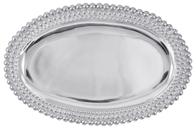 Triple Pearls Oval Platter by Mariposa