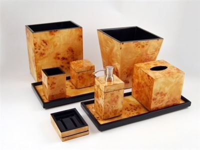 Mappa Burl Tissue Box Cover by Pacific Connections