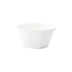 Lastra White Cereal Bowl by Vietri