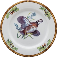 Bob White Quail-in-Flight Salad Plate by Julie Wear