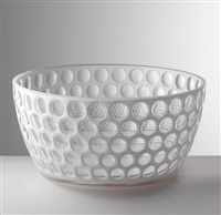 Lente White Salad Bowl by Mario Luca Giusti