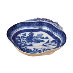 Blue Canton Shell Dish by Mottahedeh