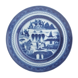 Blue Canton Salad Plate by Mottahedeh