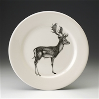 Fallow Buck Dinner Plate by Laura Zindel Design