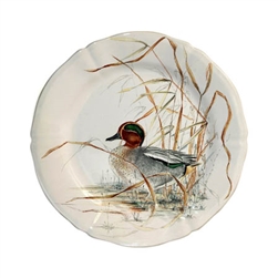 Sologne Duck Dessert Plate by Gien France