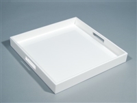 White Square Serving Tray (16") by Pacific Connections
