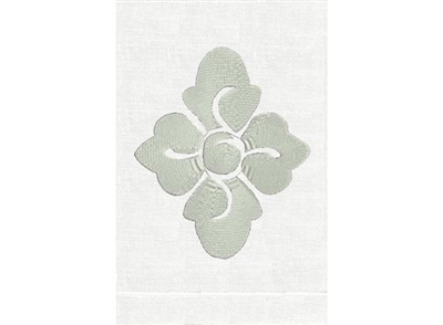 Anali - Saki Guest Towel (Silver/White)