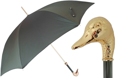 Gold Mallard Umbrella by Pasotti