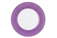 Plum Lace Service Plate by Mottahedeh
