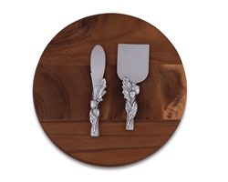 Acorn Oak Leaf Cheese Tool Set  by Arthur Court Designs