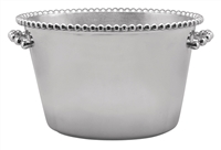 Pearled Medium Ice Bucket by Mariposa