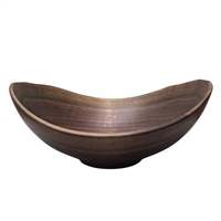 Live Edge 17" Black Walnut Bowl by Andrew Pearce