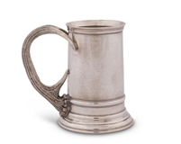 Pewter English Mug with Composite Antler Handle by Vagabond House