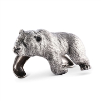 Pewter Bear Honey Pot by Vagabond House