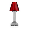 Carmen Candle Lamp Scarlet (12"/30.50cm) by William Yeoward Crystal