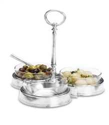 Crudite Trio by Match Pewter