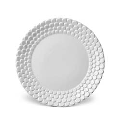 Aegean White Dinner Plate by L'Objet
